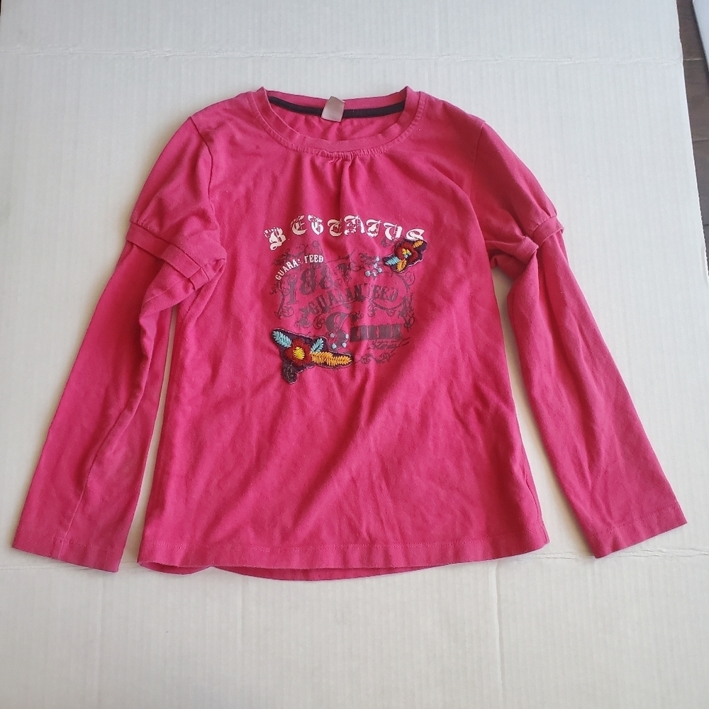 BLUE -EYE GENIUS | Long  Sleeve Graphic Top